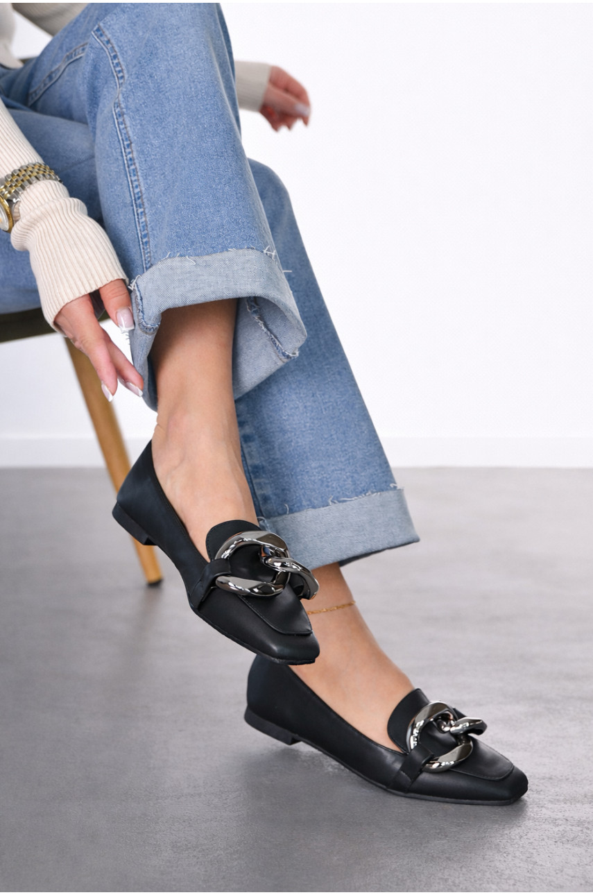 Балетки женские черного цвета 5601-18 211919