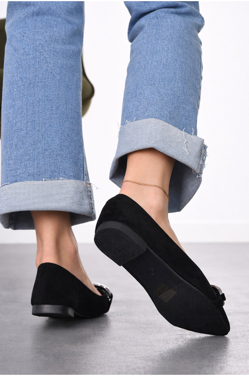 Балетки женские черного цвета 5601-24 211920