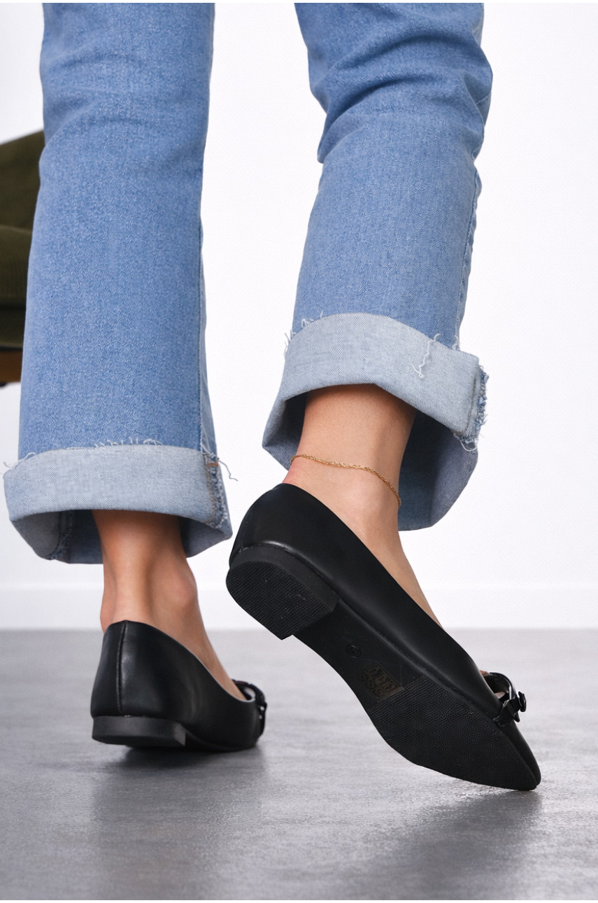 Балетки женские черного цвета 5601-6 211921 Балетки женские черного цвета 5601-6 211921