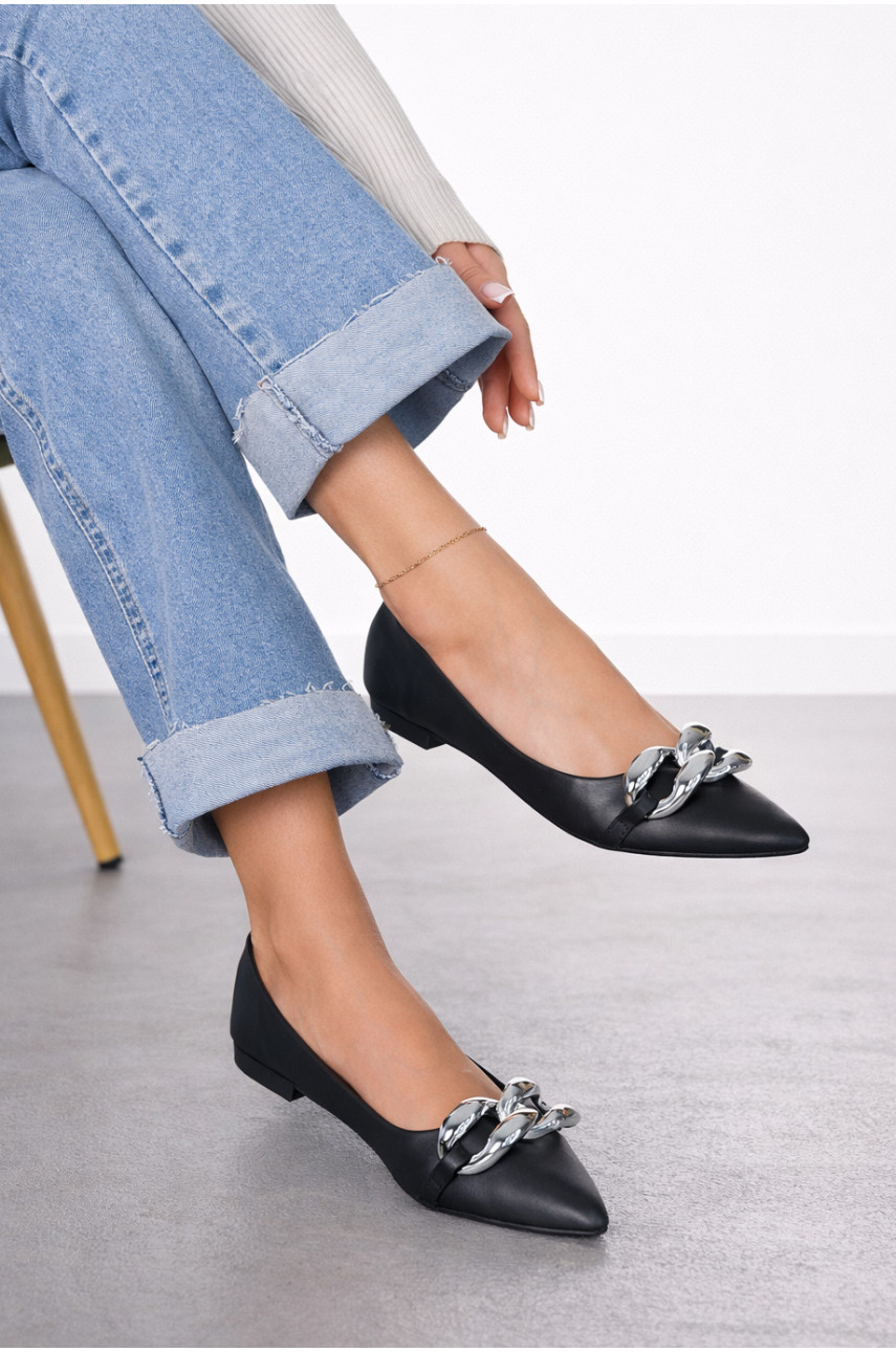 Балетки женские черного цвета 5601-21 211922