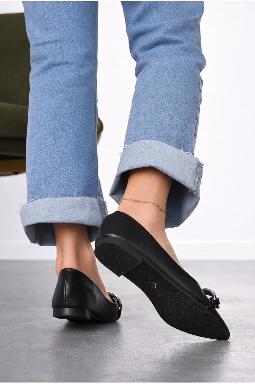Балетки женские черного цвета 5601-21 211922