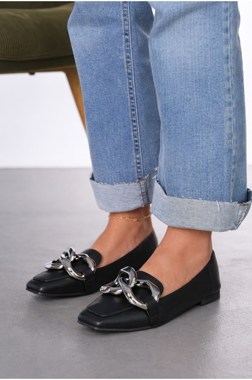 Балетки женские черного цвета 5601-18 211923