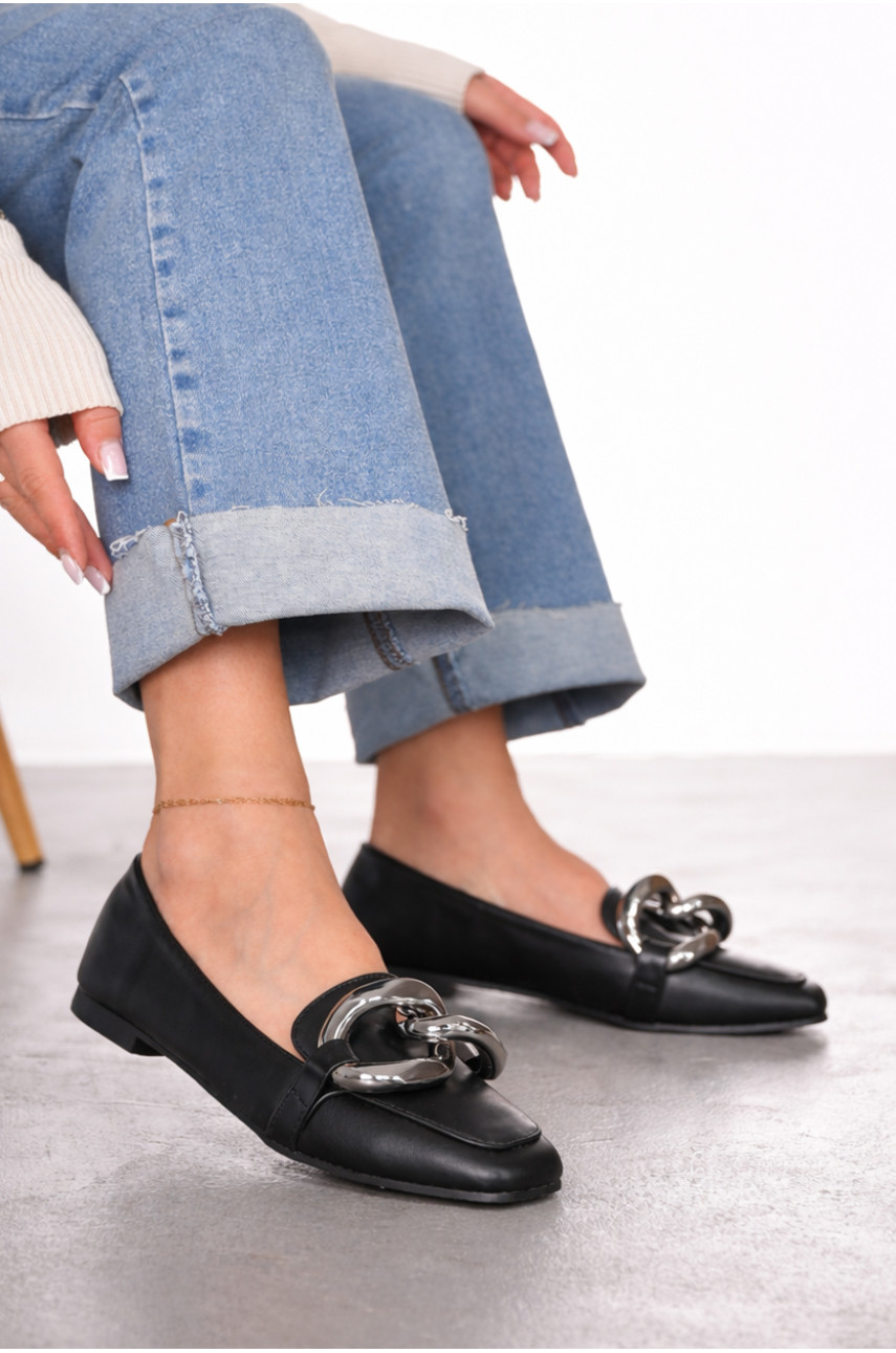 Балетки женские черного цвета 5601-18 211923