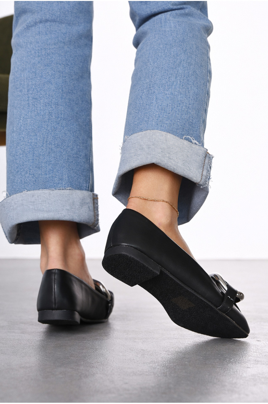 Балетки женские черного цвета 5601-18 211923