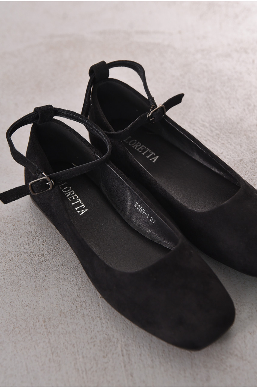 Балетки женские черного цвета Е368-1 211927 Балетки женские черного цвета Е368-1 211927