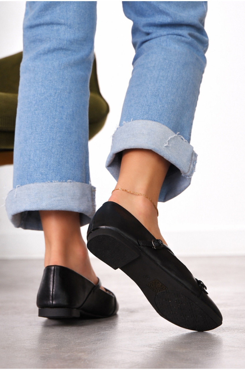 Балетки женские черного цвета Е356-6 211930