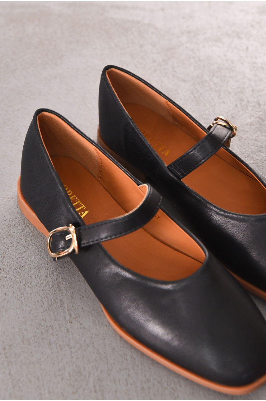 Балетки женские черного цвета R007 211931