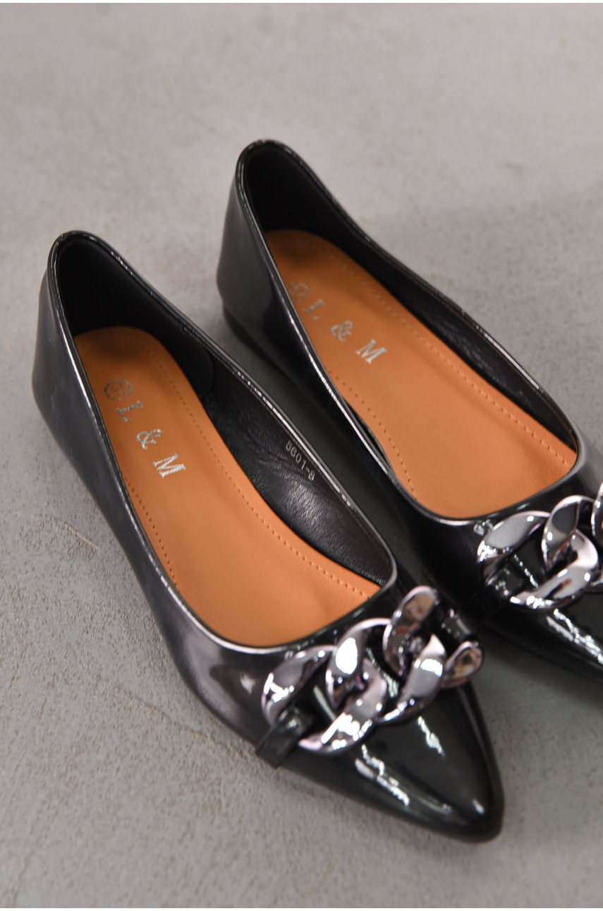 Балетки женские черного цвета 5601-8 211954 Балетки женские черного цвета 5601-8 211954