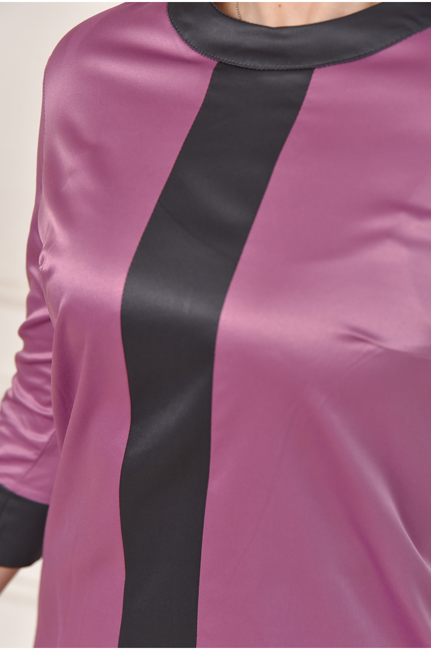 Платье женское однотонное сиреневого цвета 600 211969