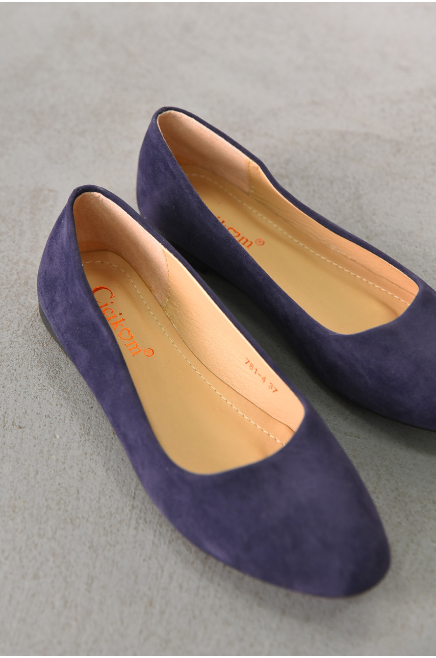 Балетки женские темно-синего цвета 781-4 211983 Балетки женские темно-синего цвета 781-4 211983