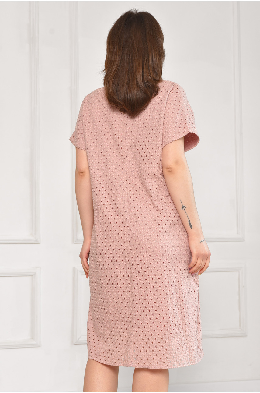 Сарафан жіночий напівбатальний світло-рожевого кольору 6055 211984 Сарафан жіночий напівбатальний світло-рожевого кольору 6055 211984