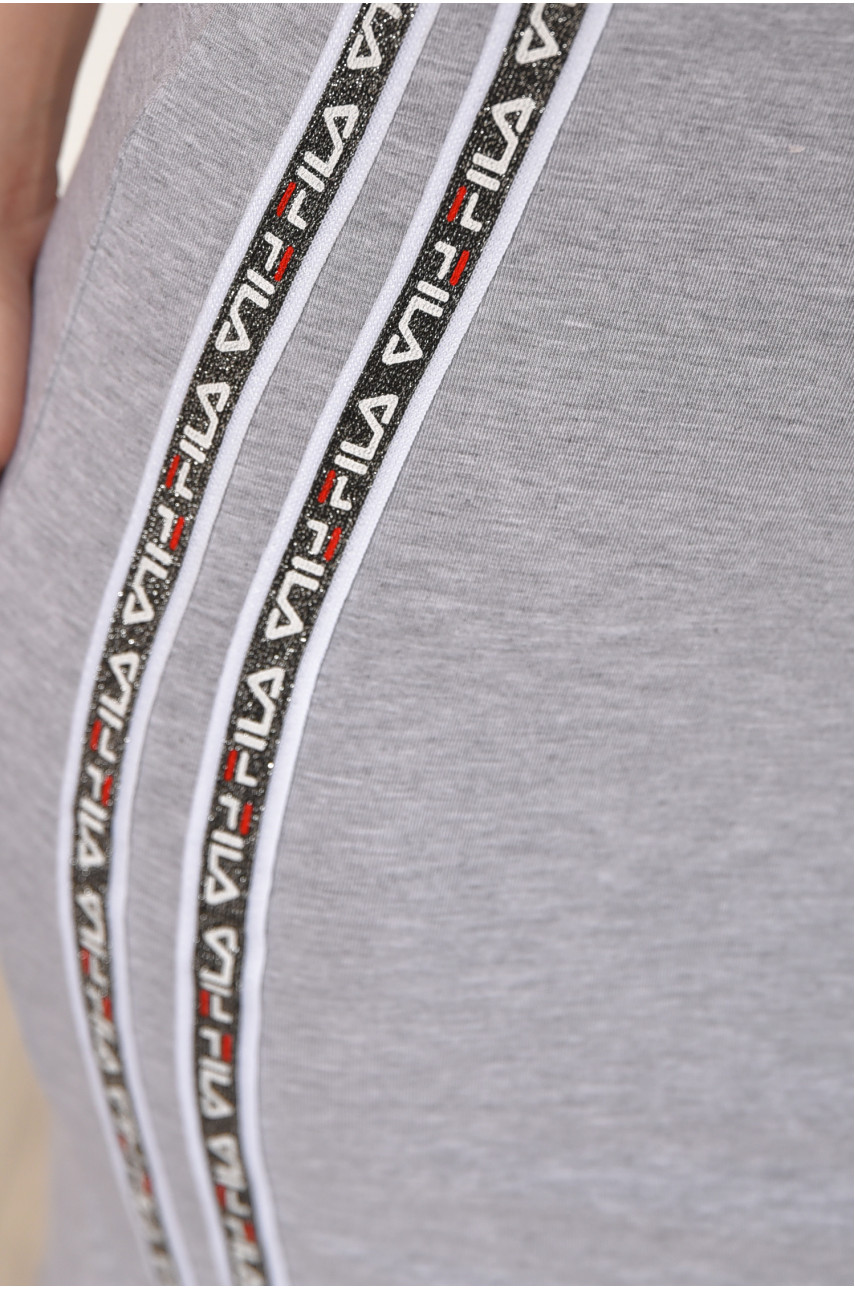 Сукня жіноча однотонна сірого кольору 6053 211995 Сукня жіноча однотонна сірого кольору 6053 211995