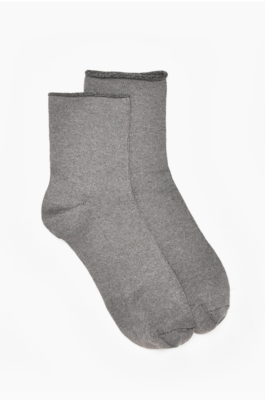 Шкарпетки чоловічі медичні демісезонні сірого кольору 212001