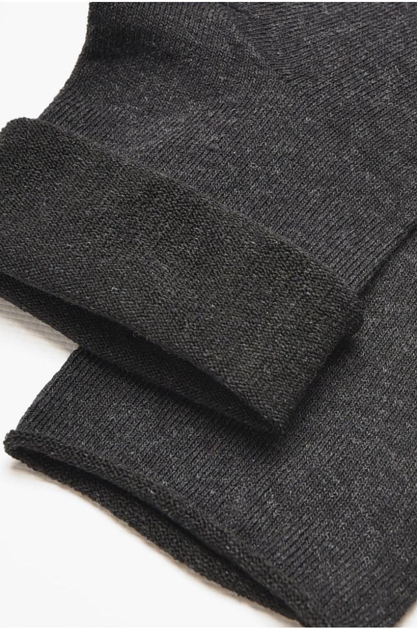 Шкарпетки чоловічі медичні демісезонні темно-сірого кольору 212003