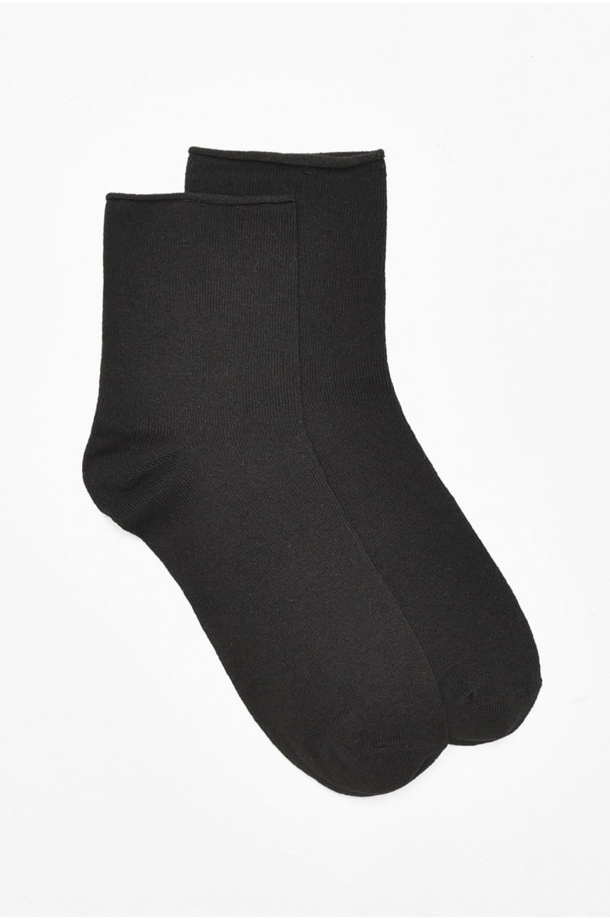 Шкарпетки чоловічі медичні демісезонні чорного кольору 212004