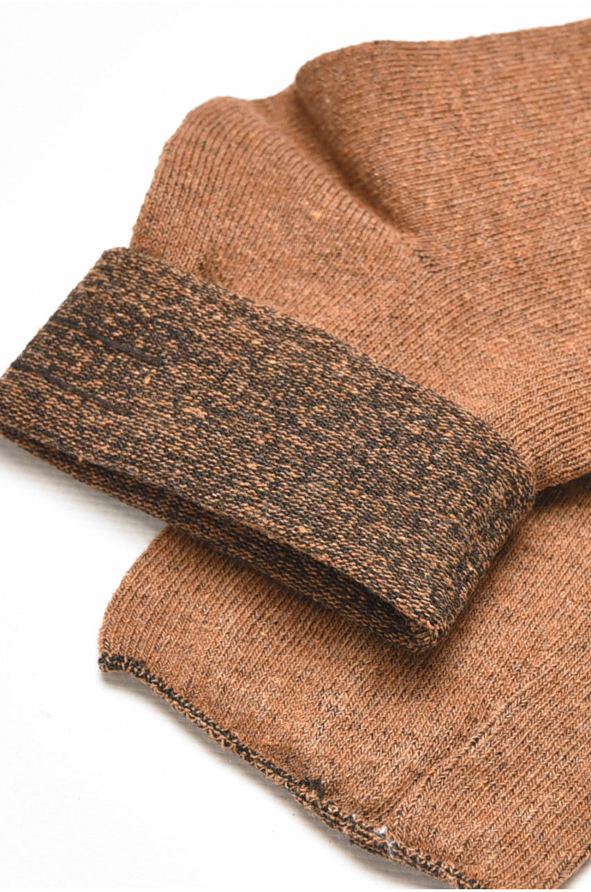 Шкарпетки жіночі медичні демісезонні коричневого кольору 212006