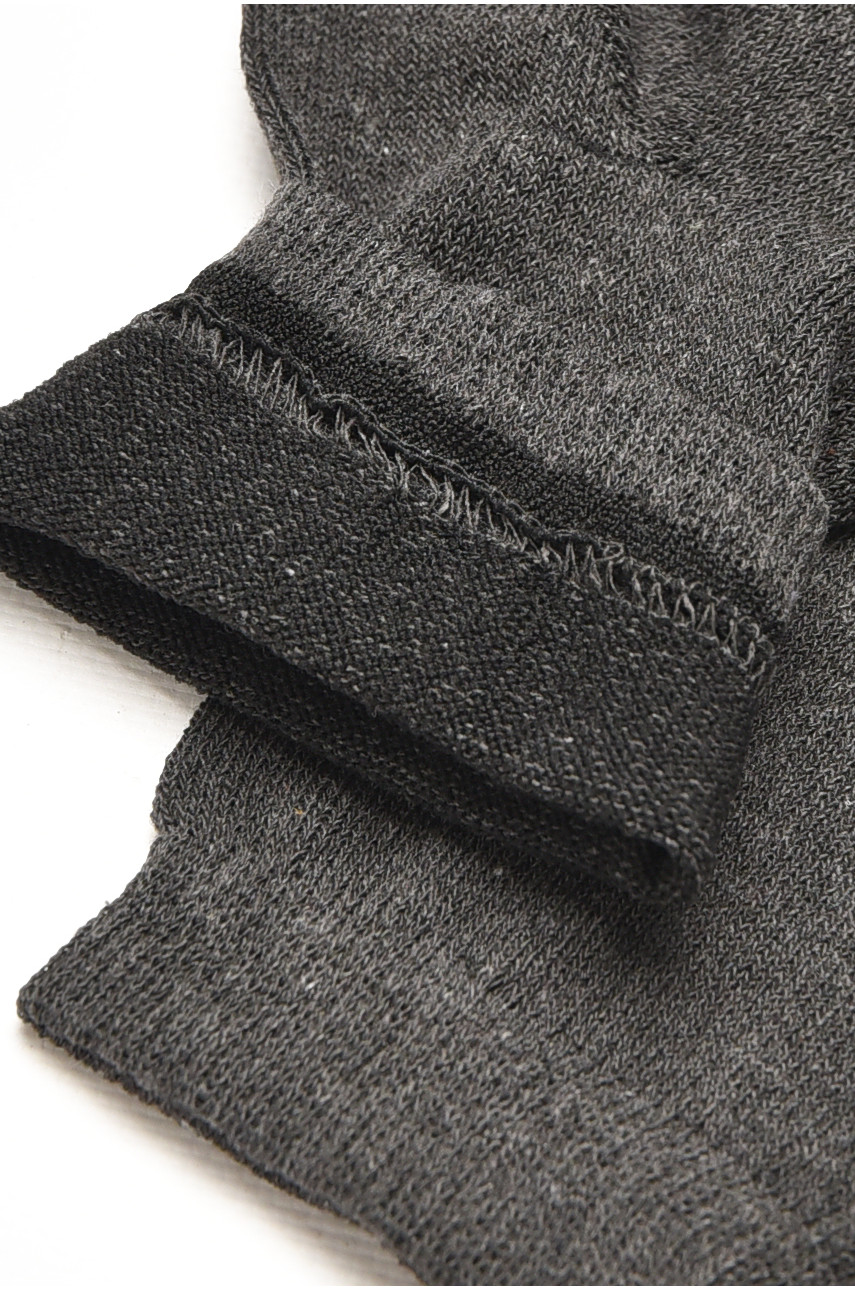 Шкарпетки чоловічі демісезонні темно-сірого кольору 212014