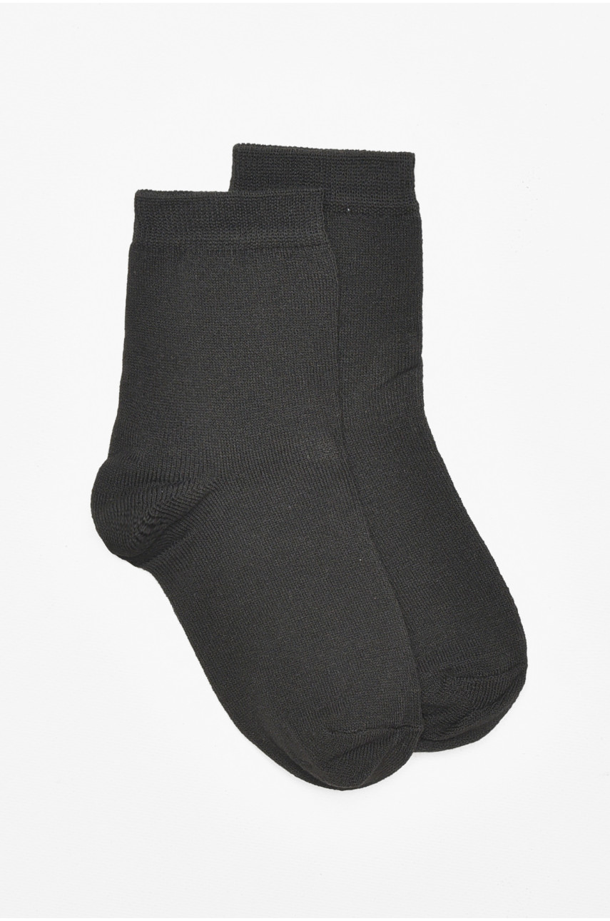 Шкарпетки чоловічі демісезонні чорного кольору 212015