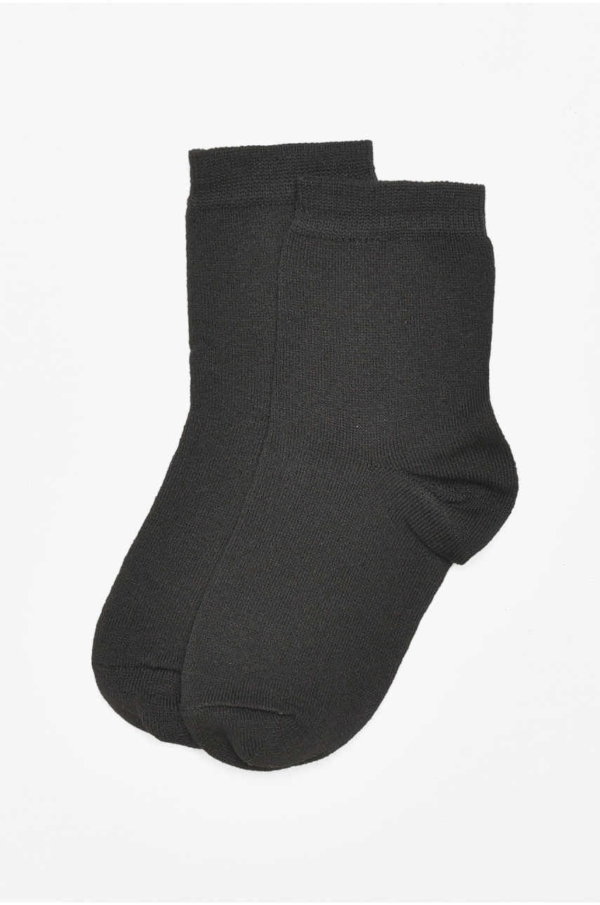 Шкарпетки чоловічі демісезонні чорного кольору 212015
