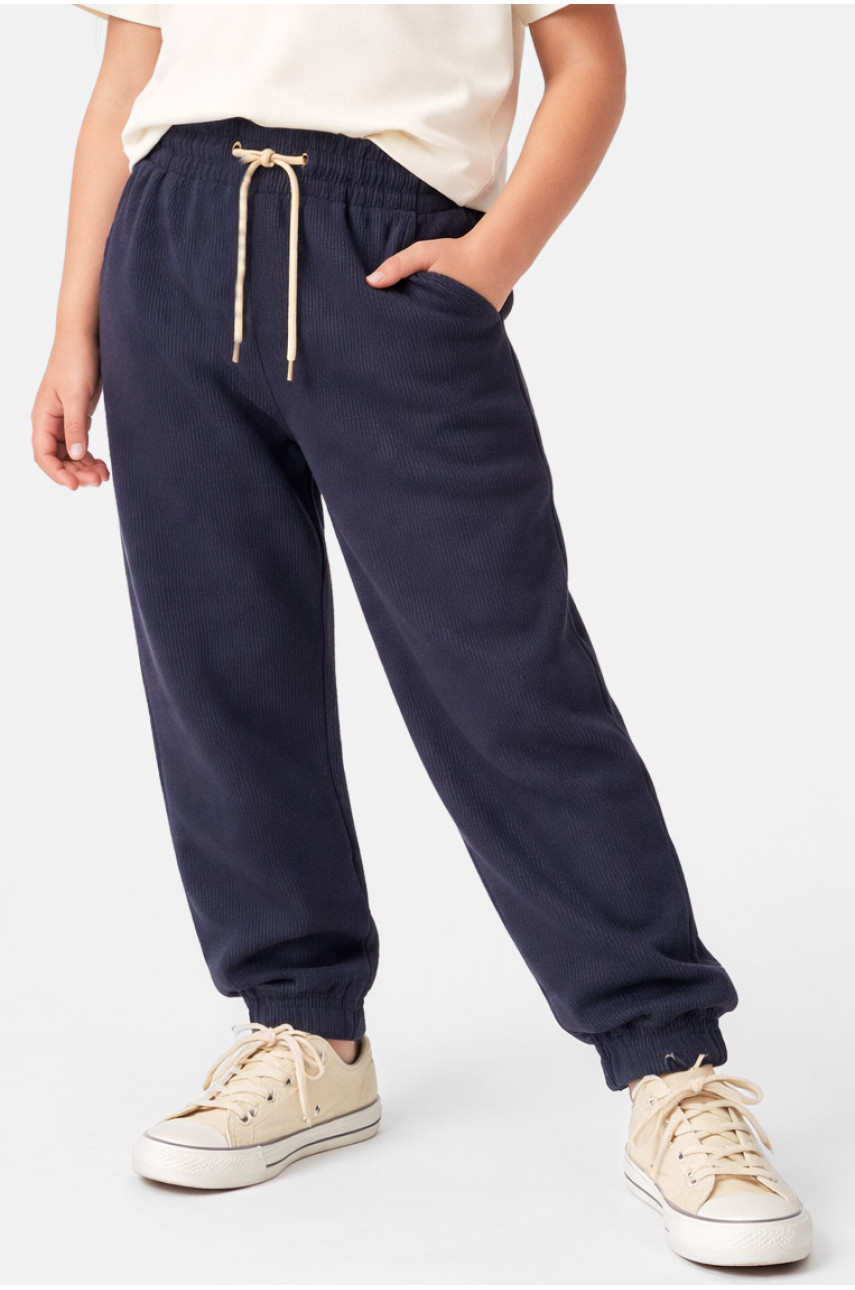 Штаны детские вельветовые для девочки серого цвета 311 212018