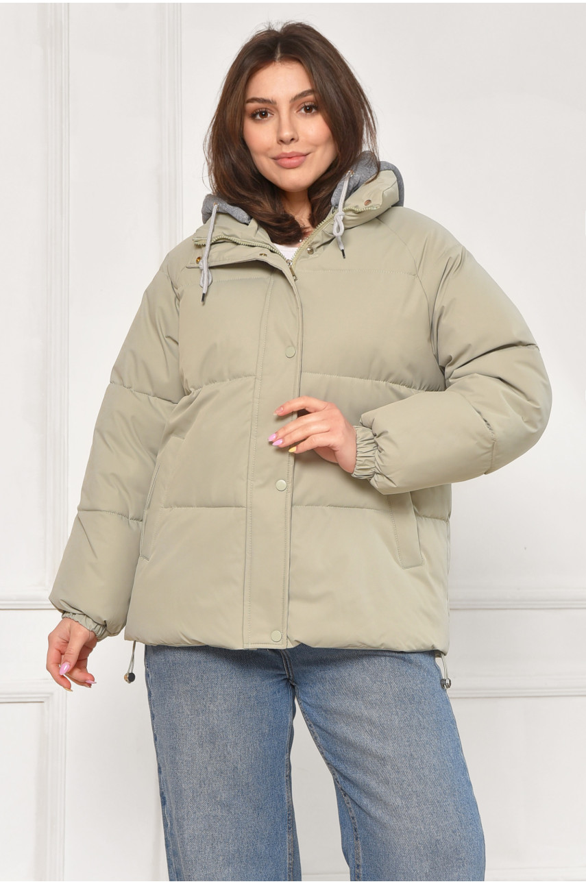 Куртка жіноча демісезонна м'ятного кольору 167 212030