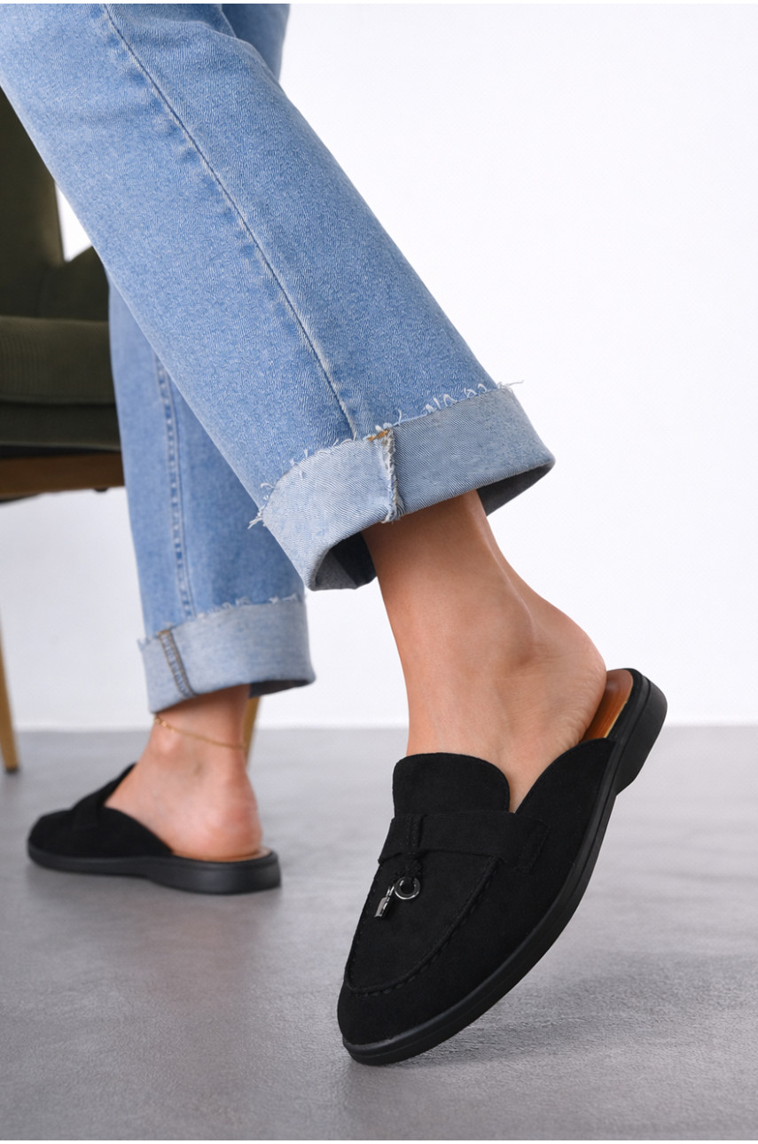 Мюли женские черного цвета в26121-1 212041