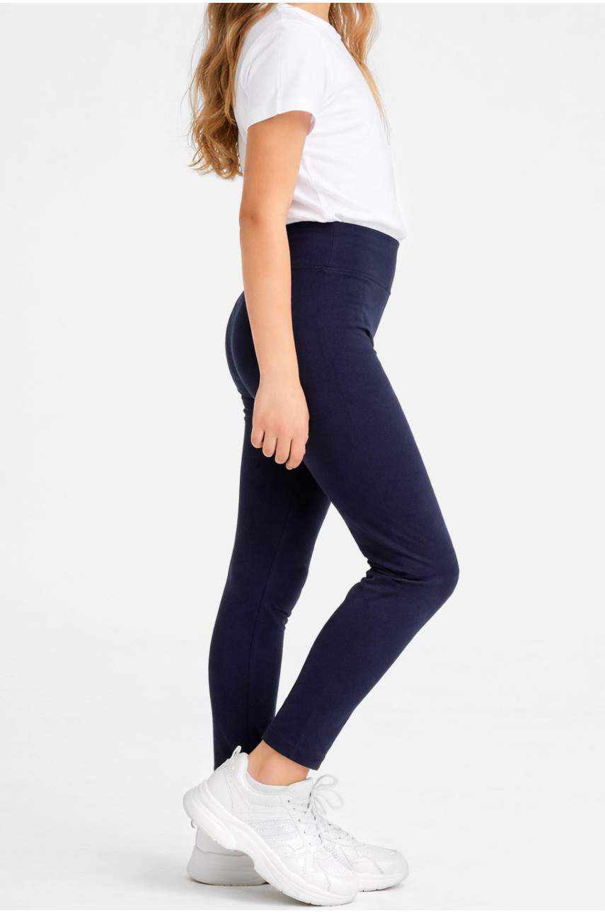 Лосины детские для девочки синего цвета 436-5 212043