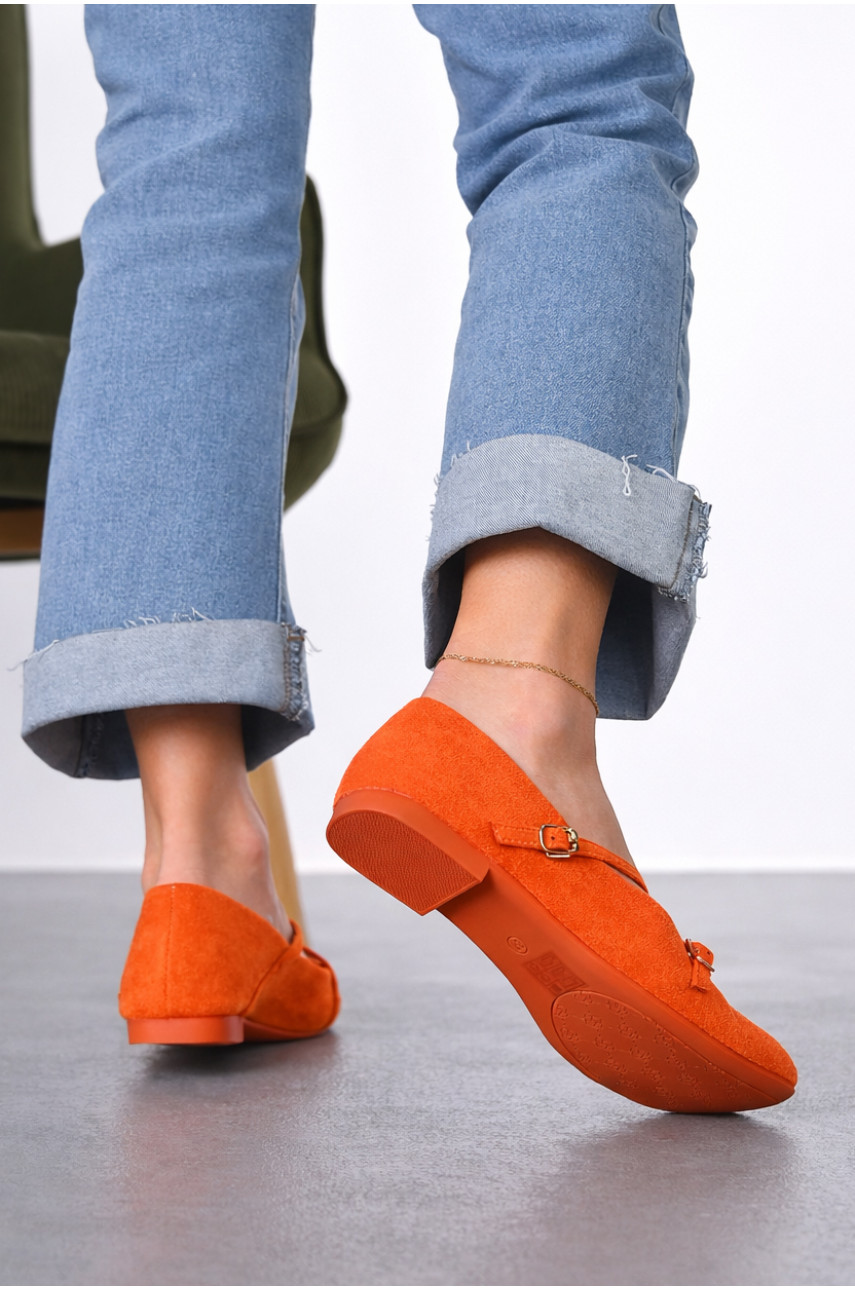Балетки женские оранжевого цвета Е356-2 212076 Балетки женские оранжевого цвета Е356-2 212076