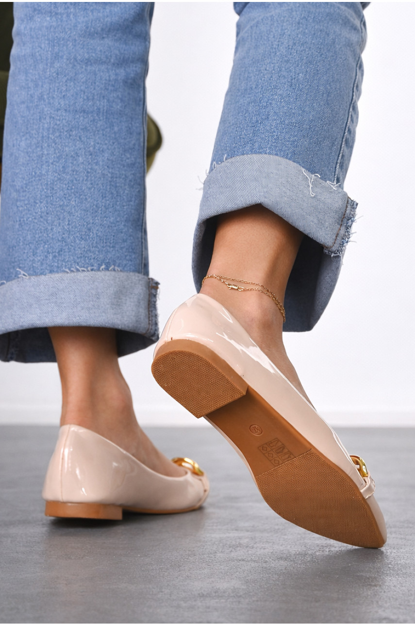 Балетки женские бежевого цвета 5601-9 212084 Балетки женские бежевого цвета 5601-9 212084