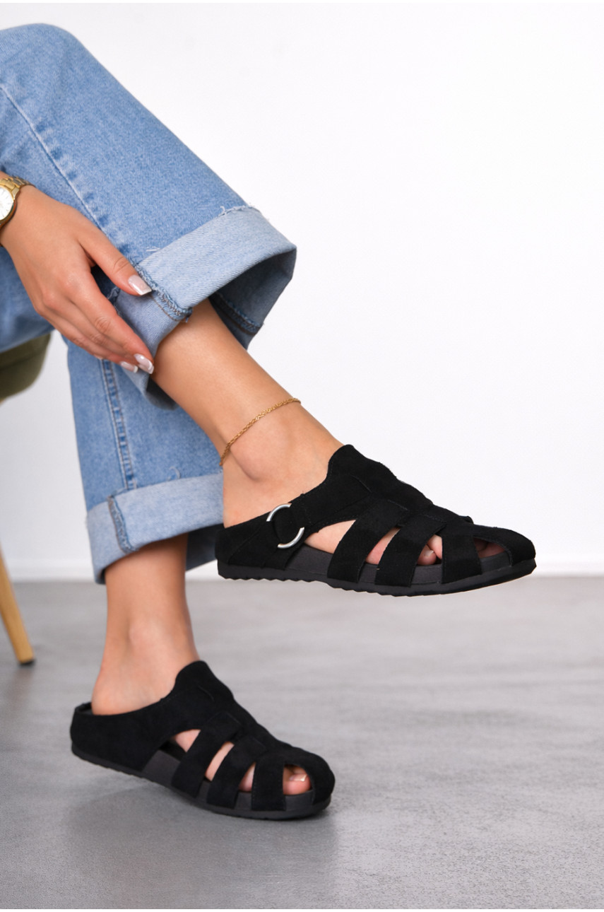 Мюли женские черного цвета N80-3 212090