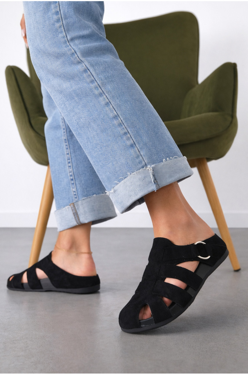 Мюли женские черного цвета N80-3 212090