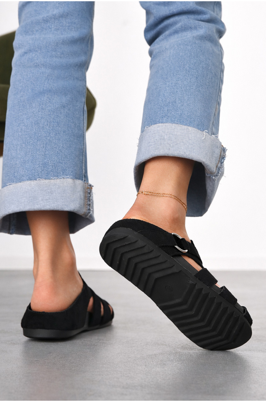 Мюли женские черного цвета N80-3 212090