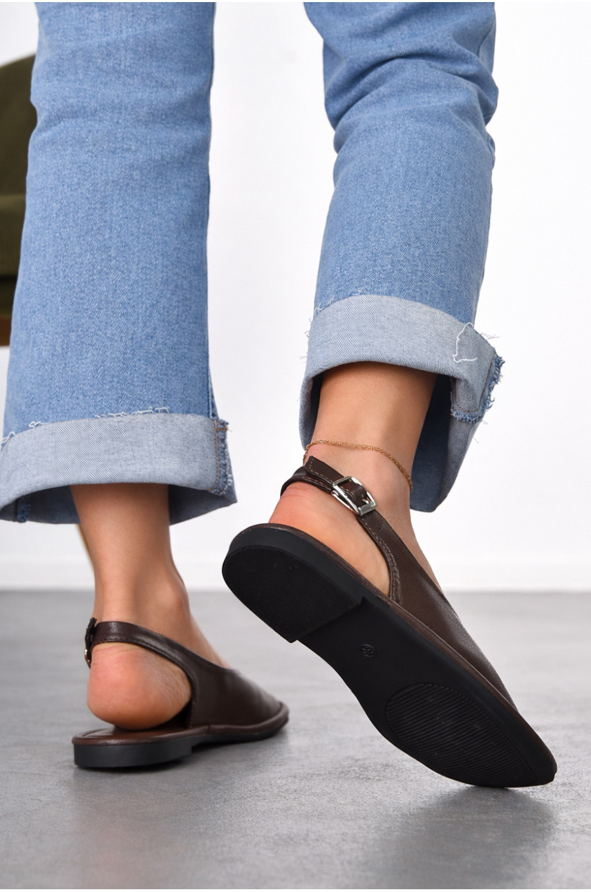 Босоніжки жіночі коричнивого кольору N79-3 212094