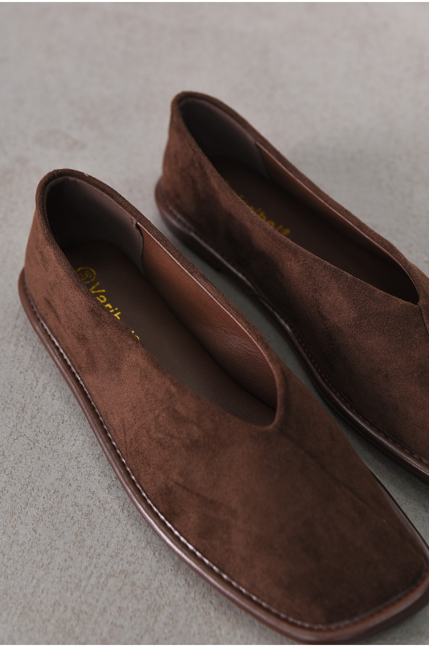 Мокасины женские коричнивого цвета 6927-12 212096