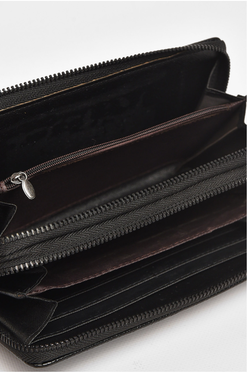 Гаманець чоловічий з екошкіри чорного кольору 1602-6 212104
