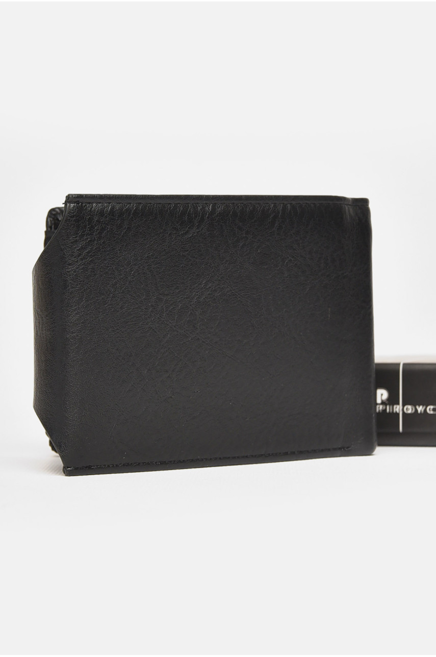 Кошелек мужской из экокожи черного цвета 538 212107