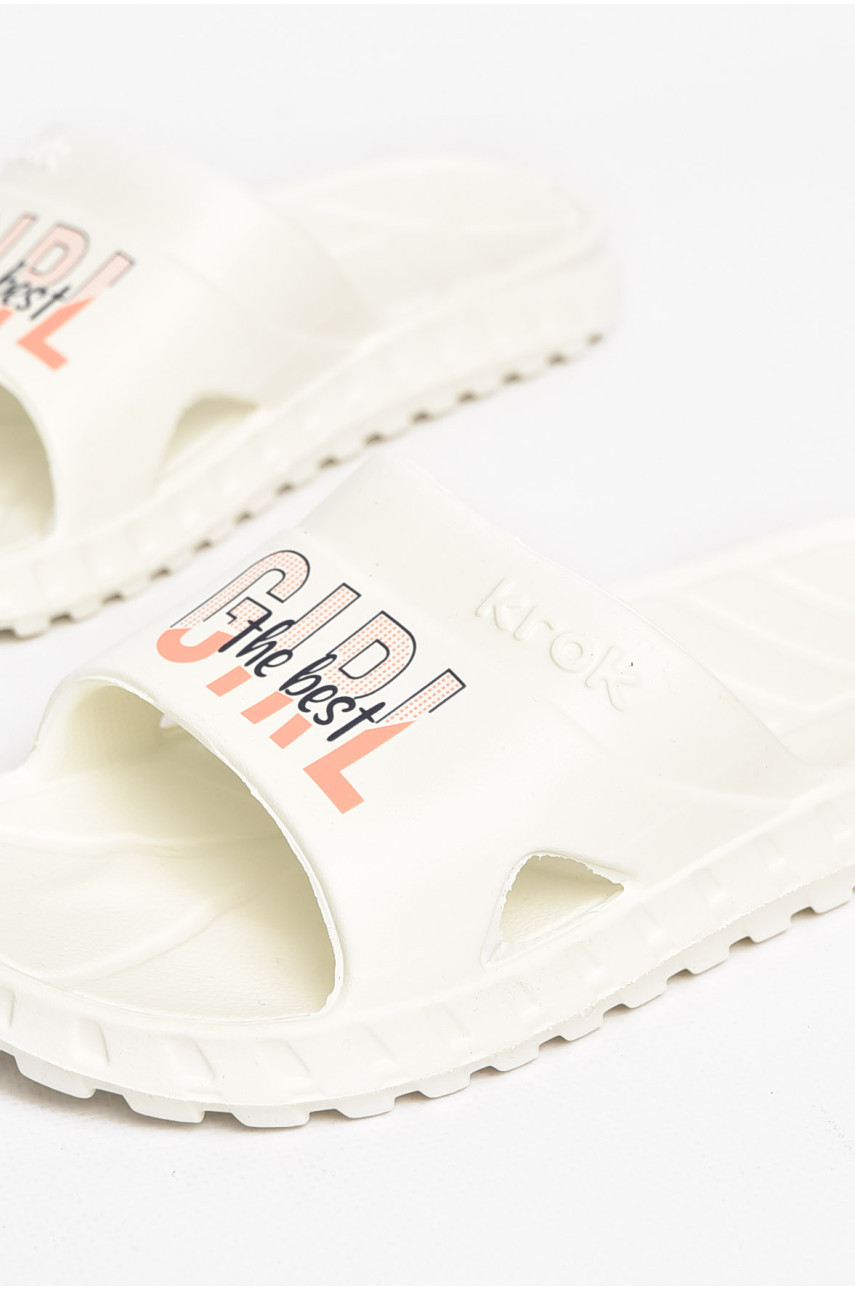 Шлепки пена женские белого цвета С-74 212119 Шлепки пена женские белого цвета С-74 212119