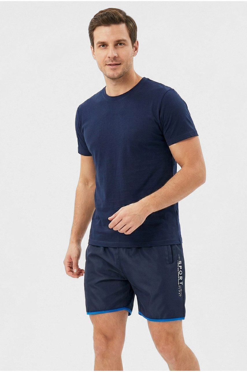 Шорти чоловічі темно-синього кольору 239 212120