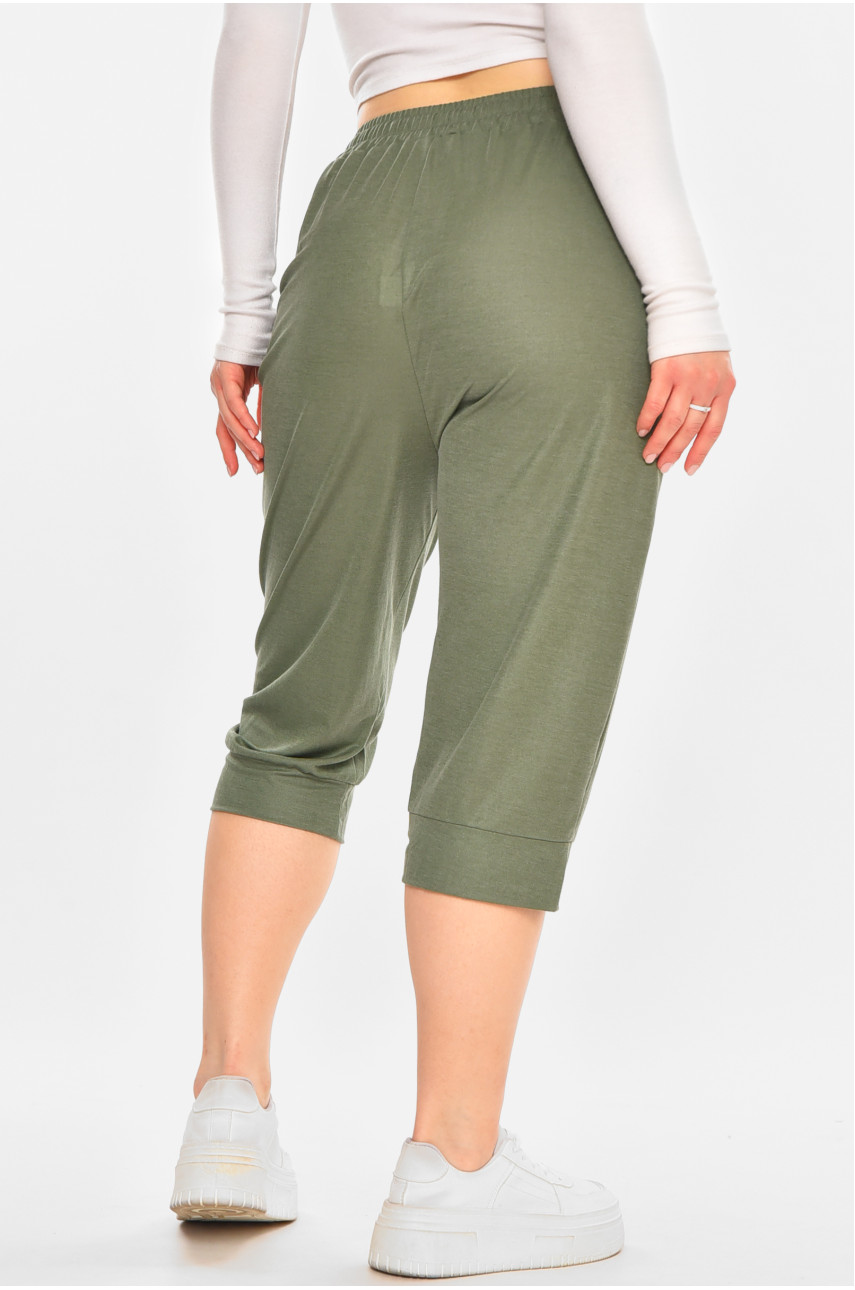 Бриджі жіночі батальні зеленого кольору 780-2 212121