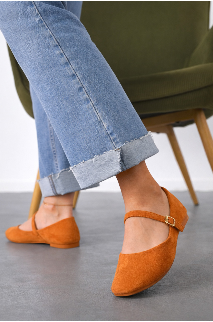 Балетки женские бежевого цвета Е352-5 212136