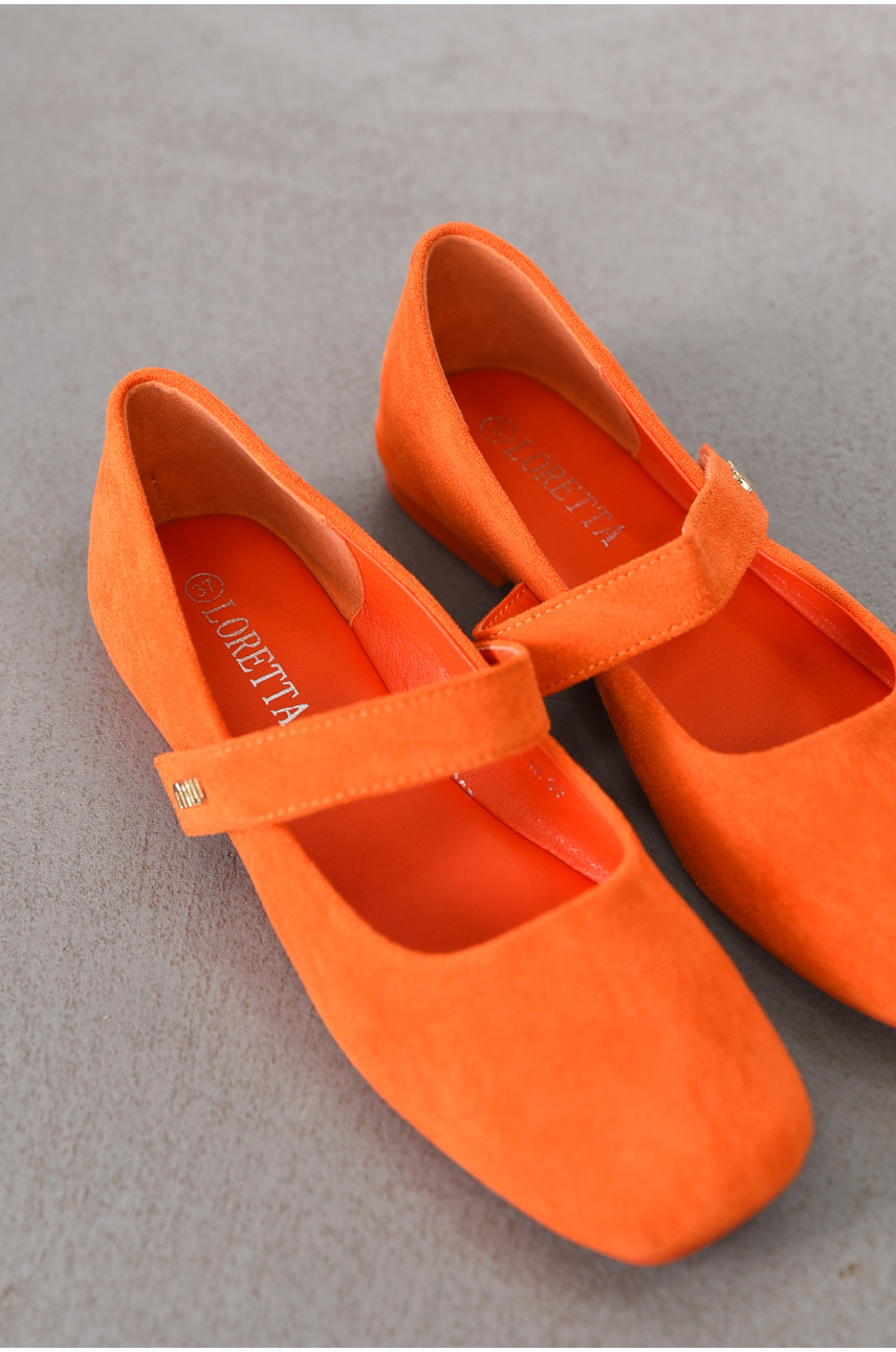 Балетки женские оранжевого цвета Е355-12 212137 Балетки женские оранжевого цвета Е355-12 212137
