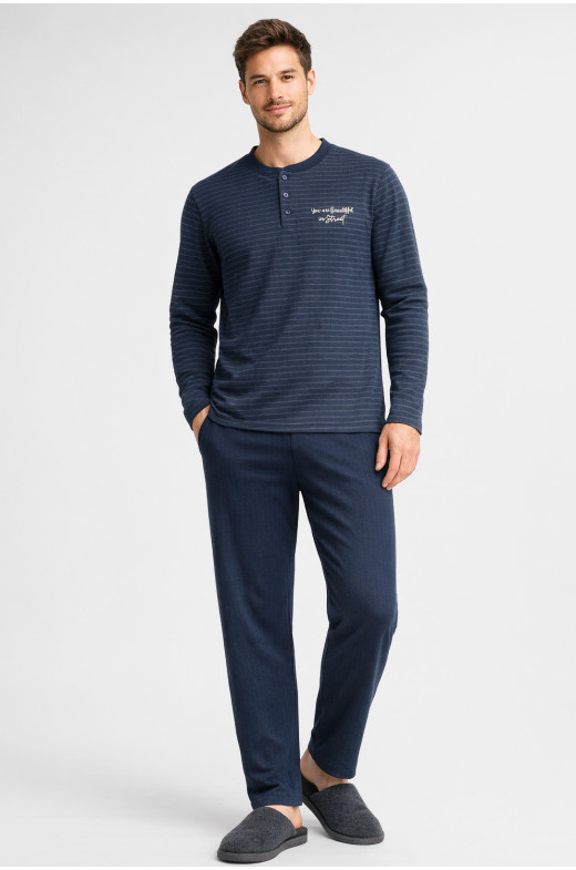 Пижама мужская тёмно-синего цвета 7516 212146