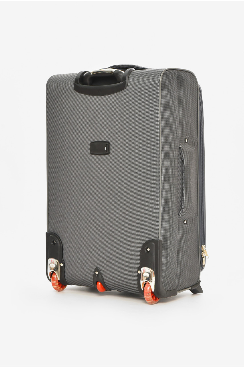 Чемодан дорожный на 2 колесах серого цвета 100л 212160 Чемодан дорожный на 2 колесах серого цвета 100л 212160