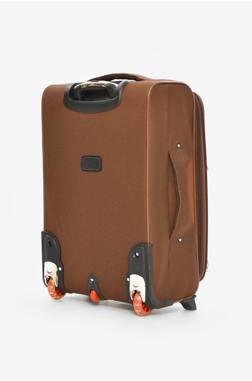 Чемодан дорожный на 2 колесах коричневого цвета 60л 212164 Чемодан дорожный на 2 колесах коричневого цвета 60л 212164