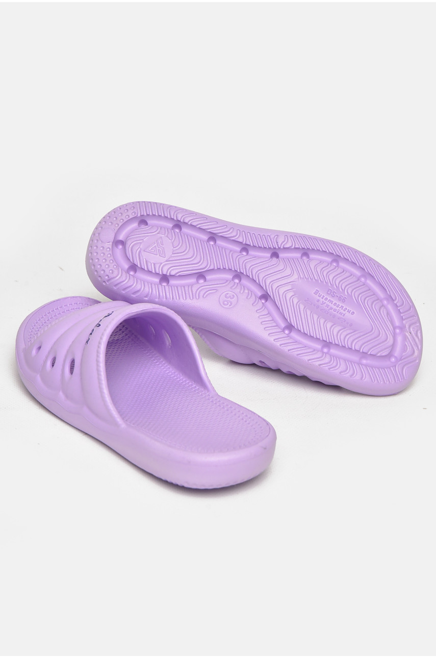 Шлепанцы пена женские сиреневого цвета DS-66 212166