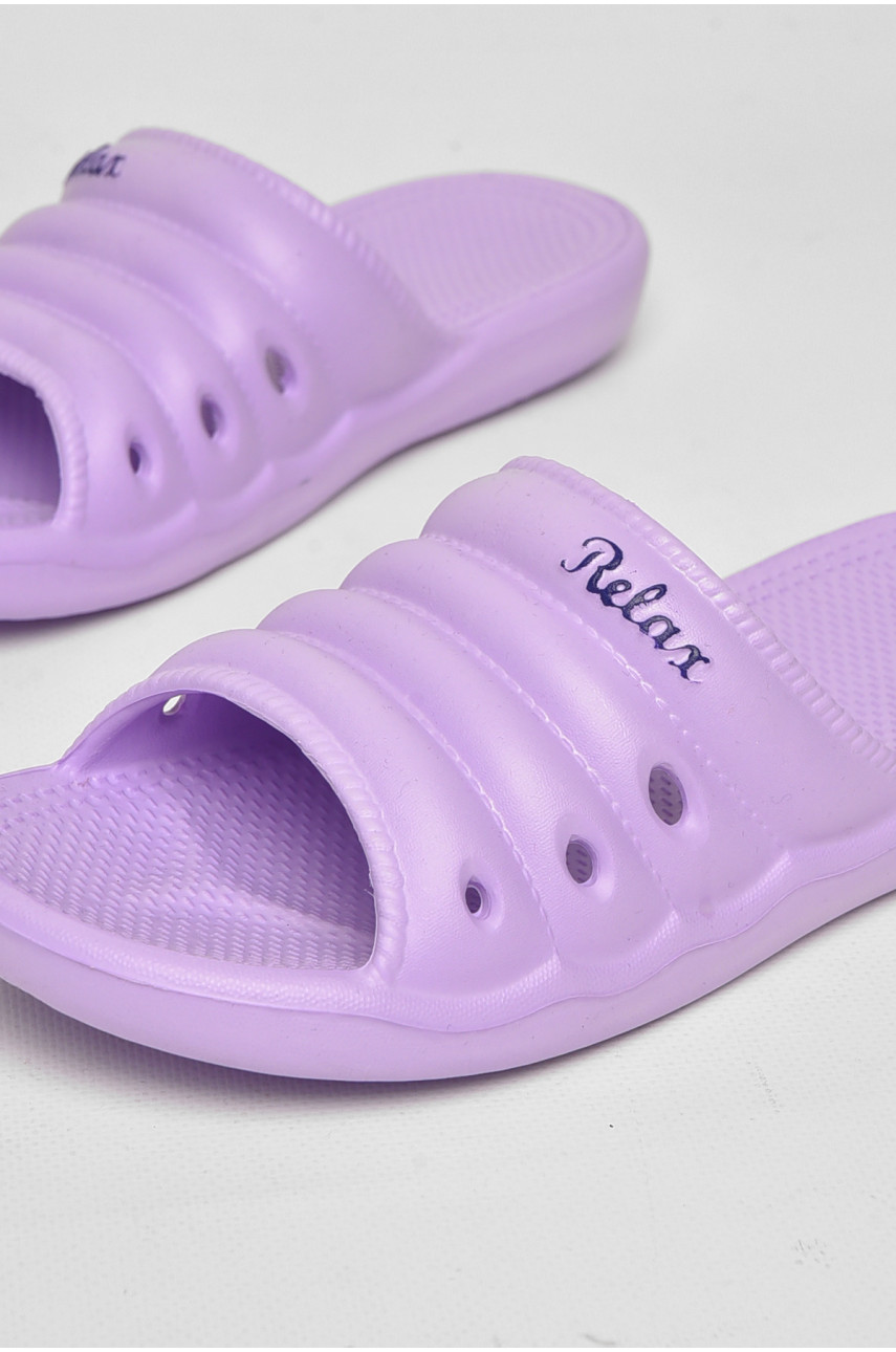 Шлепанцы пена женские сиреневого цвета DS-66 212166