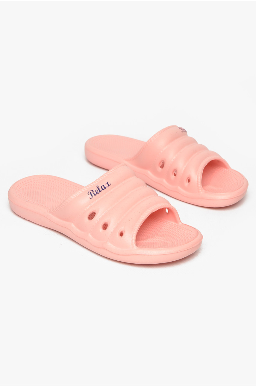 Шльопанці піна жіночі персикового кольору DS-66 212167