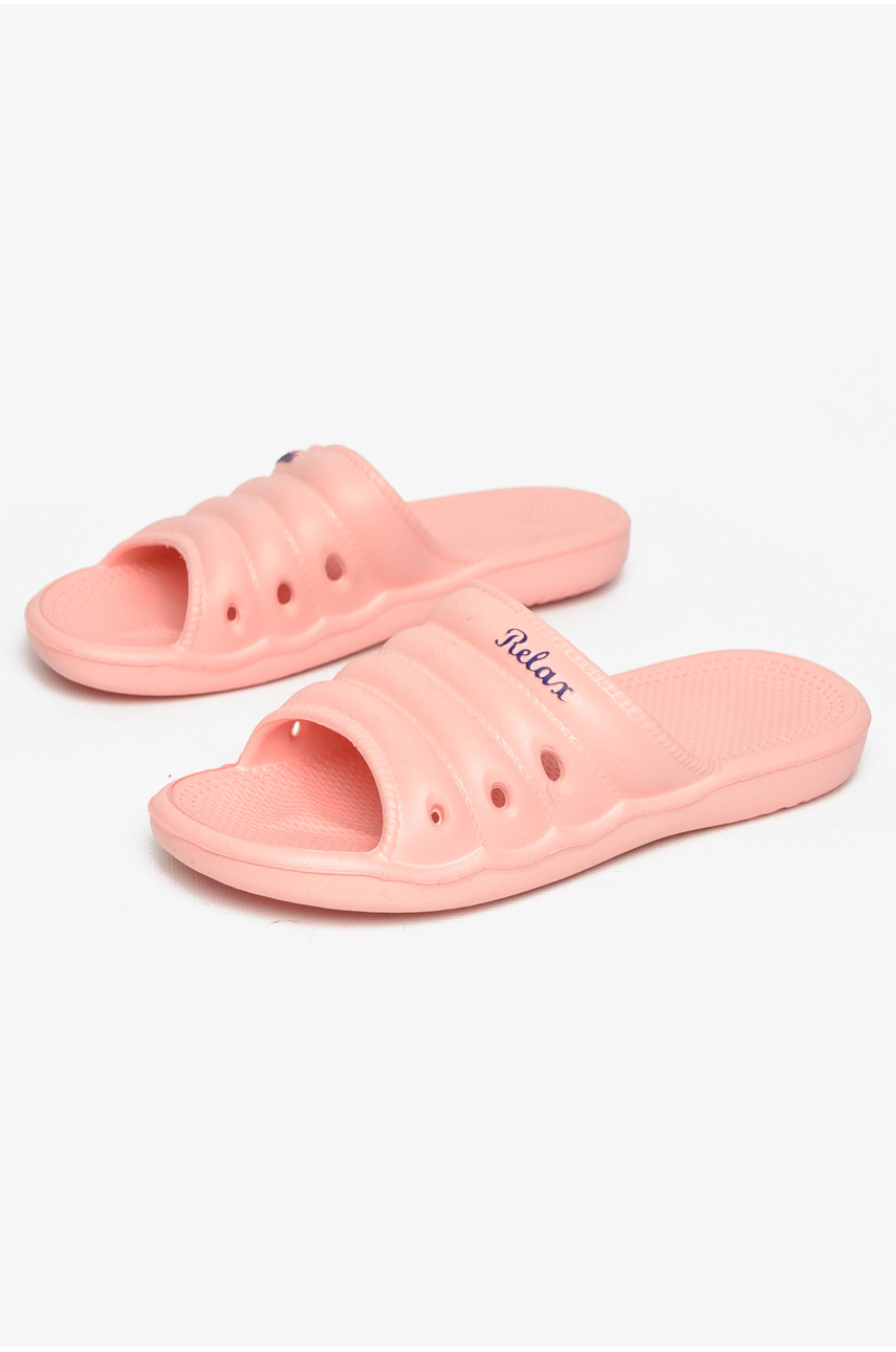 Шльопанці піна жіночі персикового кольору DS-66 212167