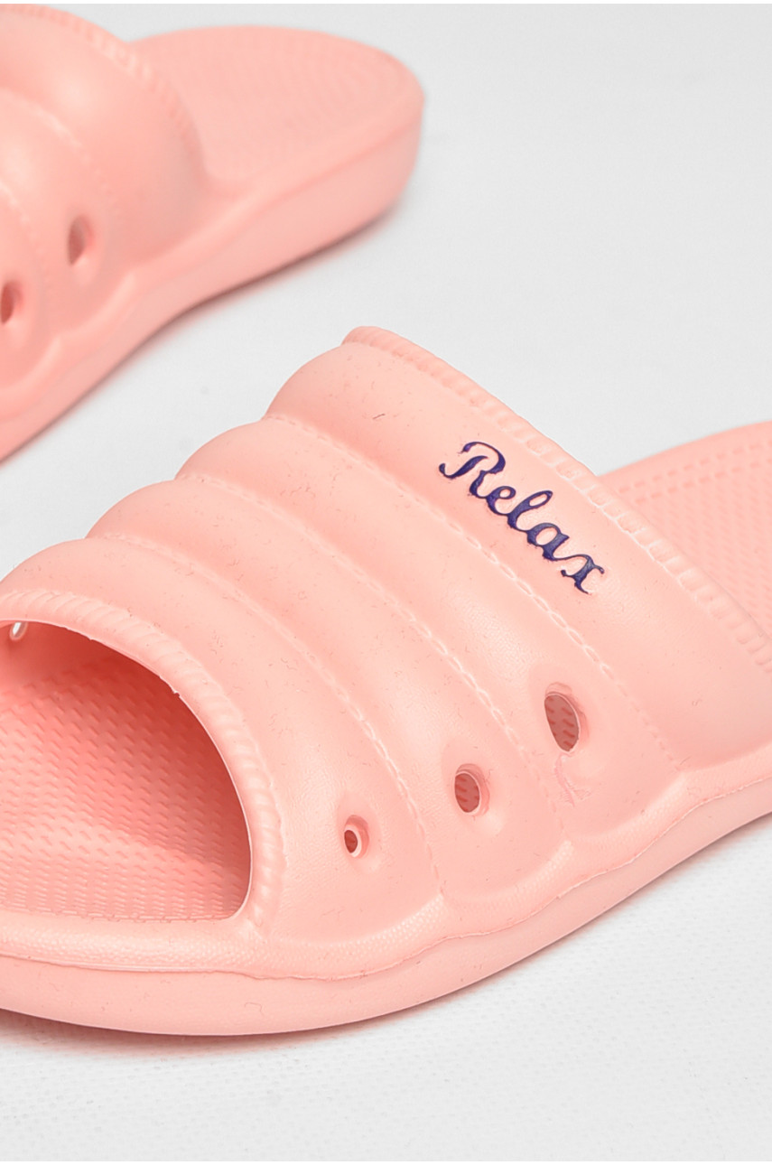 Шльопанці піна жіночі персикового кольору DS-66 212167