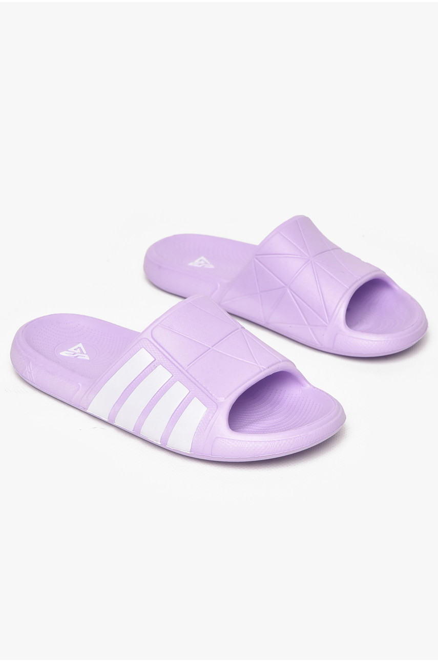 Шлепки детские для девочки пена сиреневого цвета СС-019 212172